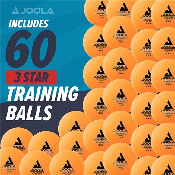 Training 3 Star Table Tennis Balls 60 Pack-40+mm Regulation Bulk Ping Pong Balls - Picture 3 of 5